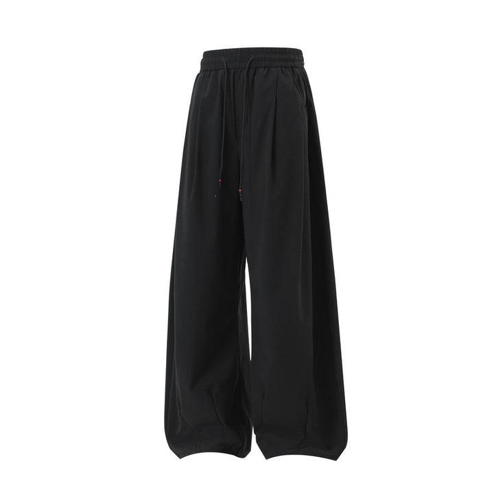 Women's Extra Wide Palazzo Pants in Oversized Baggy Cut with Elastic Waistband & Drawstring Mune Fashion