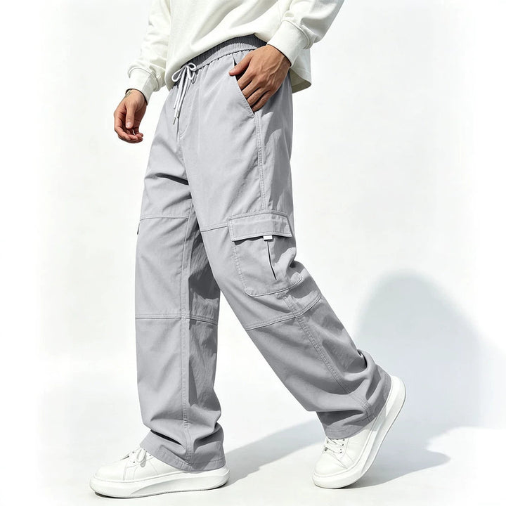 Men's cargo pants with a loose fit and elastic waistband Mune Fashion