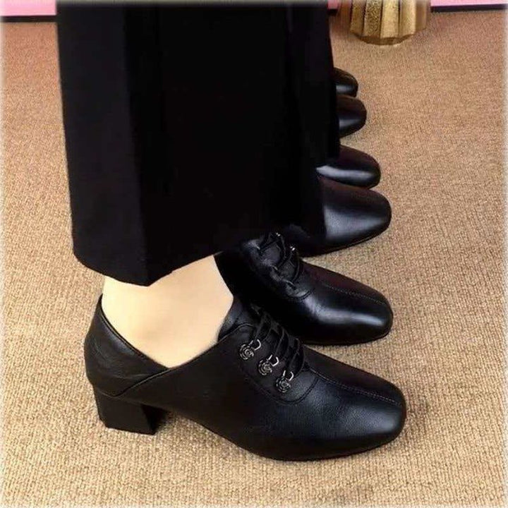 Ladies Elegant Block Heel Ankle Boots Mune Fashion