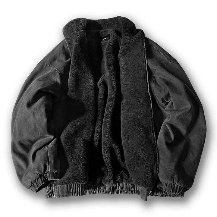 Unisex Padded Bomber Jacket with Teddy Lining Mune Fashion
