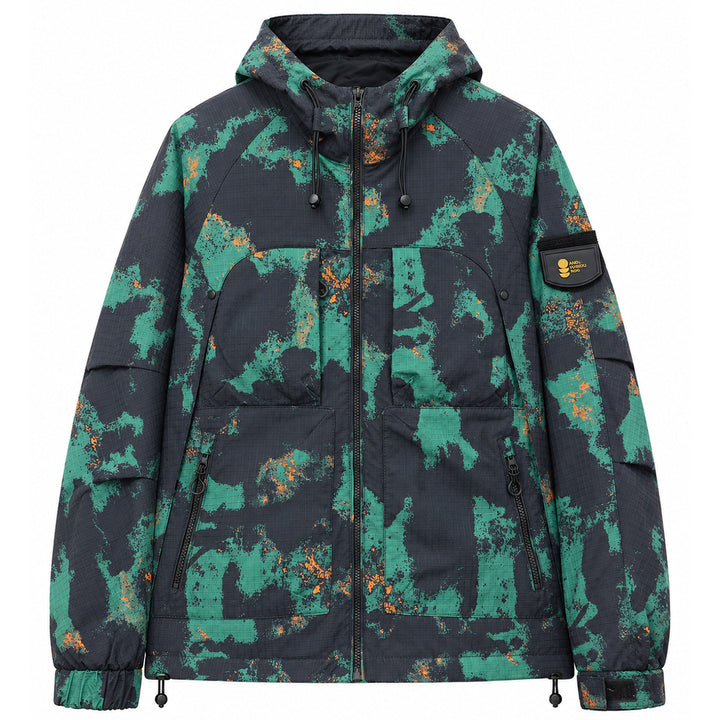 Men's Sporty Outdoor Jacket with Hood Mune Fashion