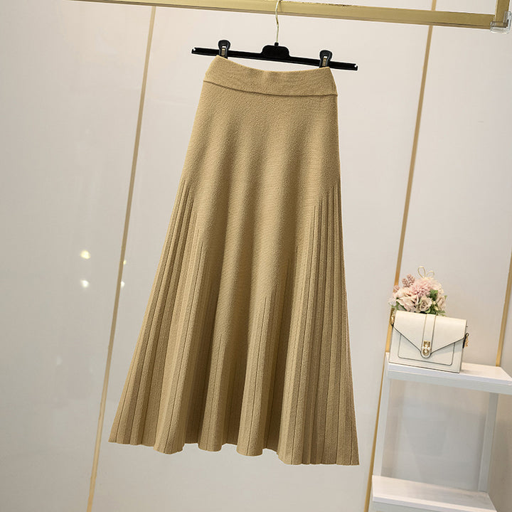Women's Pleated Wrap Skirt Mune Fashion