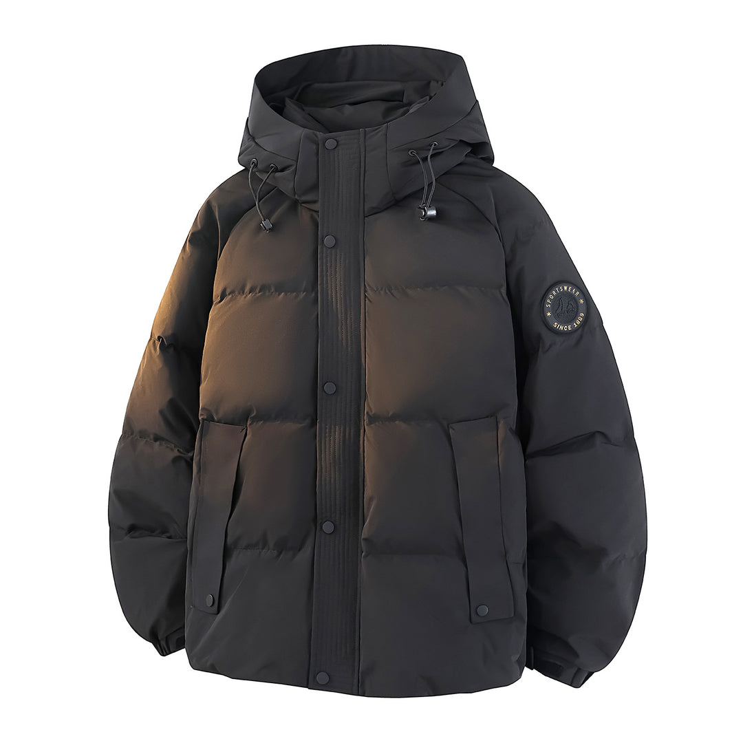 Women Warm Padded Jacket with High Collar Mune Fashion