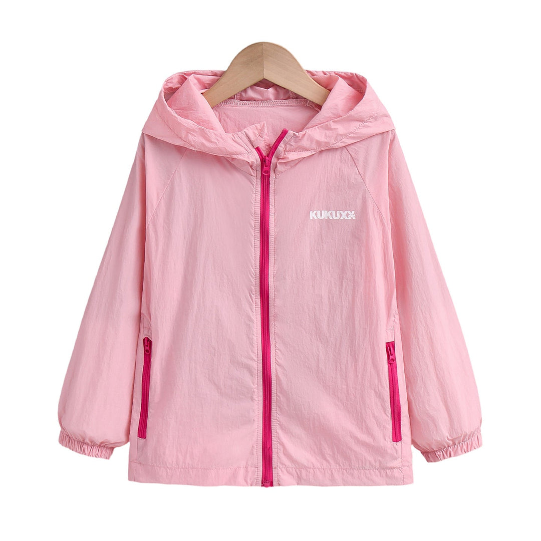 Women's ultra-lightweight hooded nylon jacket with UV protection, windproof features and zippered pockets Mune Fashion