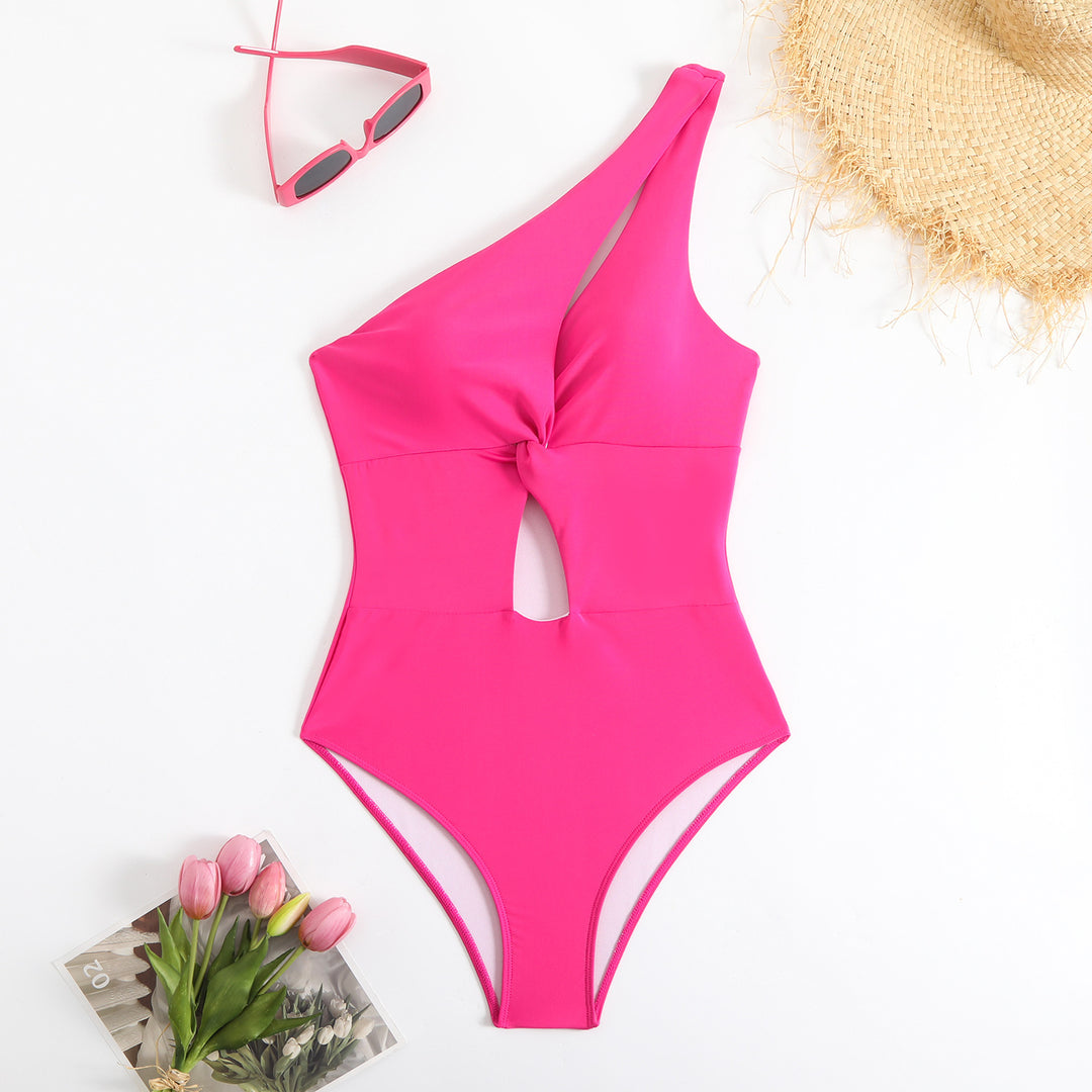 Women One-Sided Cut-Out Swimsuit Mune Fashion
