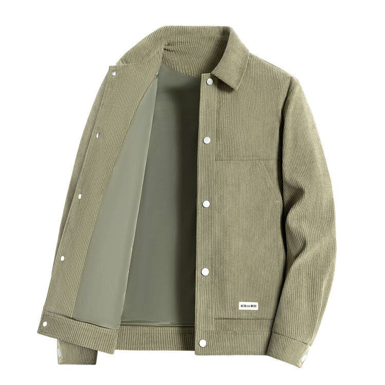Men's cotton jacket with teddy fur lining Mune Fashion