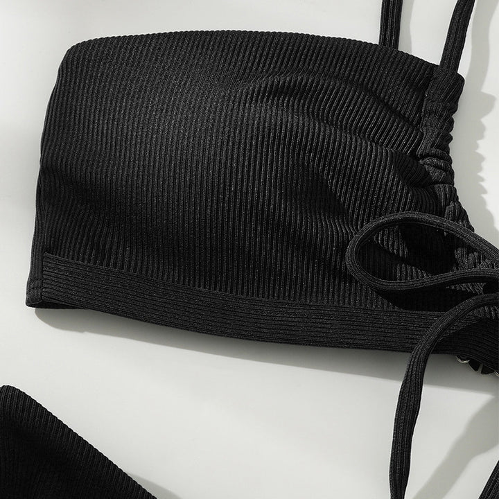 Women's bikini set with sophisticated wrap detail and adjustable straps Mune Fashion