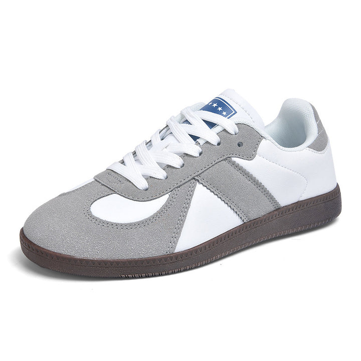 Unisex nan urban Tennis sneaker with suede overlays, padded heel collar, and vulcanized rubber sole Mune Fashion