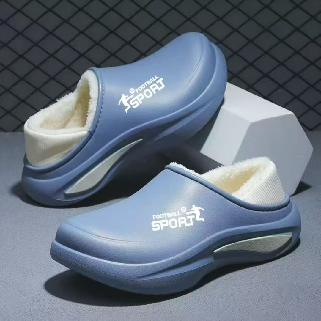 Women's thermo clogs made of EVA with cozy lining, shock-absorbing slip-on sole Mune Fashion