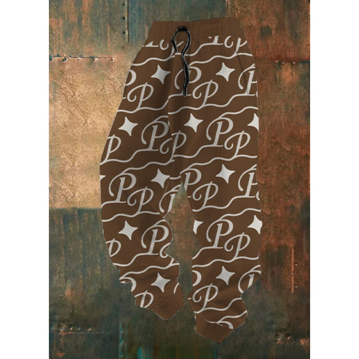 Women's Comfortable Leisure Pants with Creative Print Mune Fashion