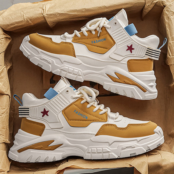 Ladies sporty chunky sneakers with stable tread sole and ergonomic cushioning Mune Fashion