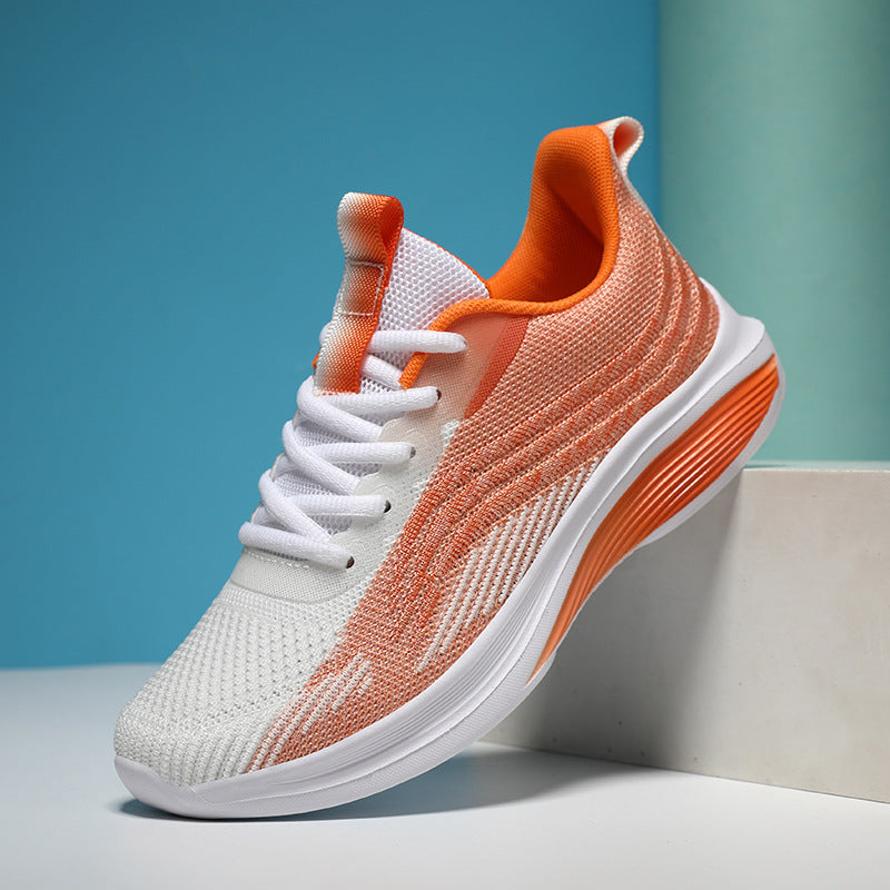 Women's ergonomic everyday sneaker with breathable knitted upper, shaped rolling sole, and heel cushioning Mune Fashion