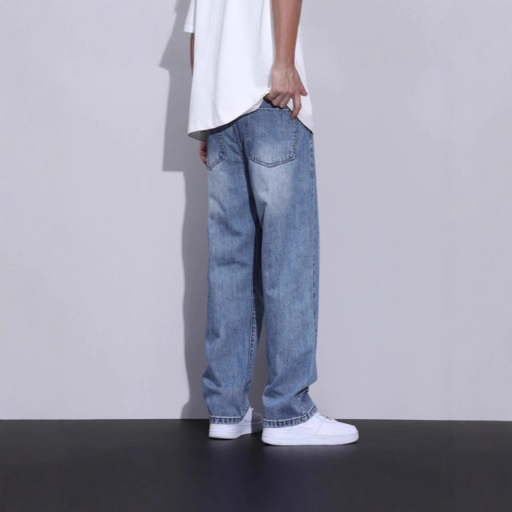 Men's Comfortable Wide-leg Jeans Mune Fashion