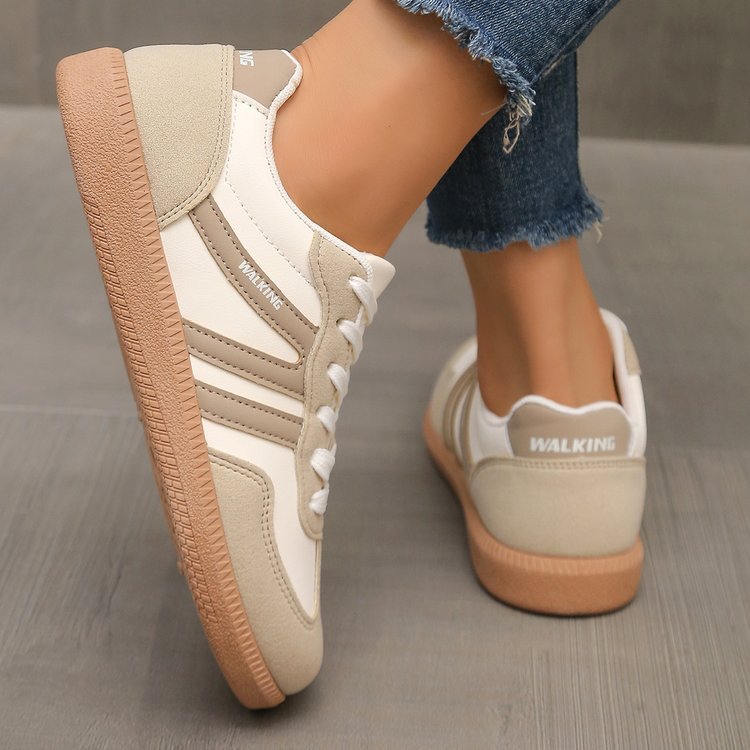 Damen Mary-Jane-Sneaker mit Klettverschluss und gepolstertem Komfortfußbett Mune Fashion