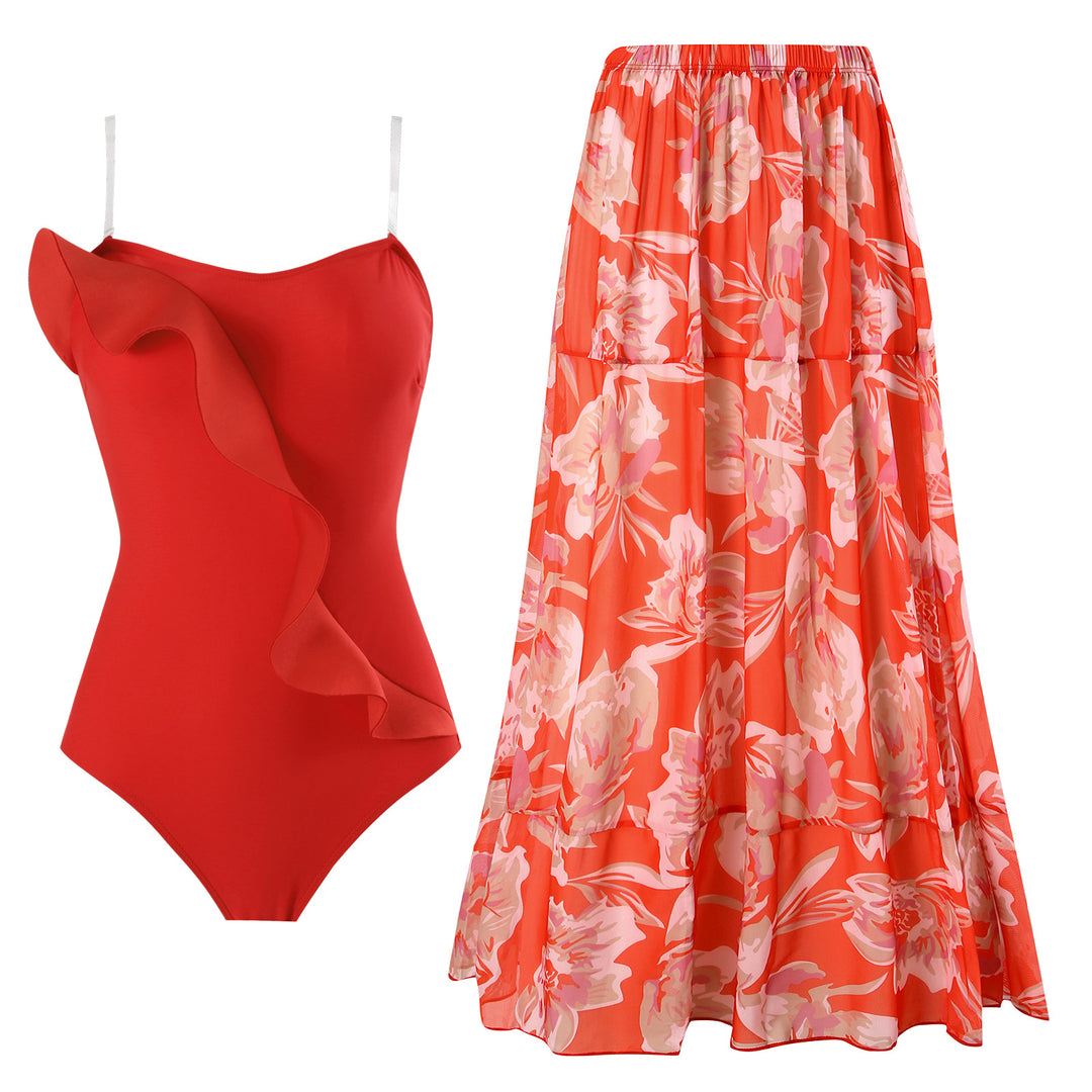 Women’s Swimsuit and Maxi Skirt Set Mune Fashion