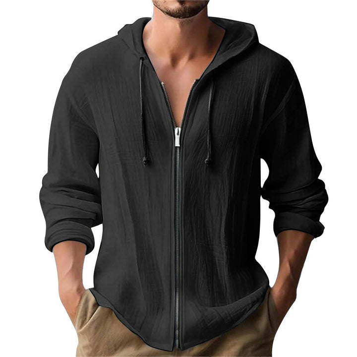 Men's Casual Hoodie Jacket with Zipper Mune