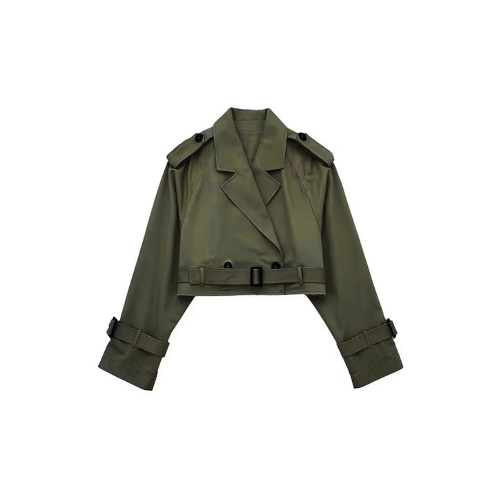 Women's Stylish Short Trench Coat