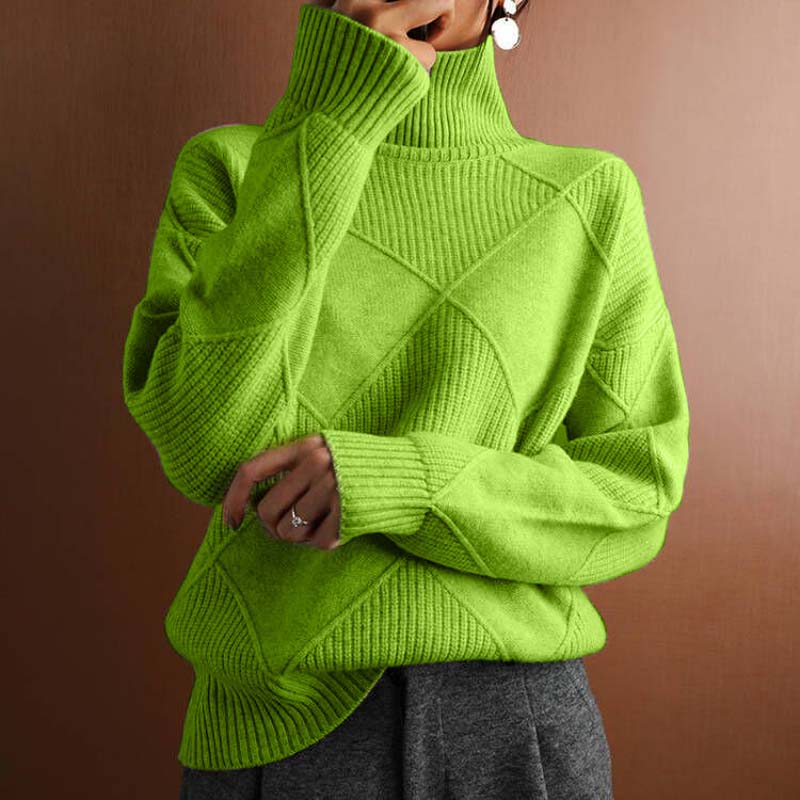 Mune | Solid Color Classic Knit Sweater for Women