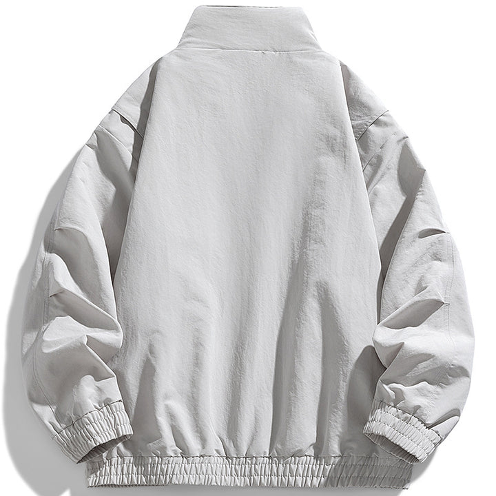 Men's Fashion Transitional Jacket with Practical Stand-up Collar Mune Fashion
