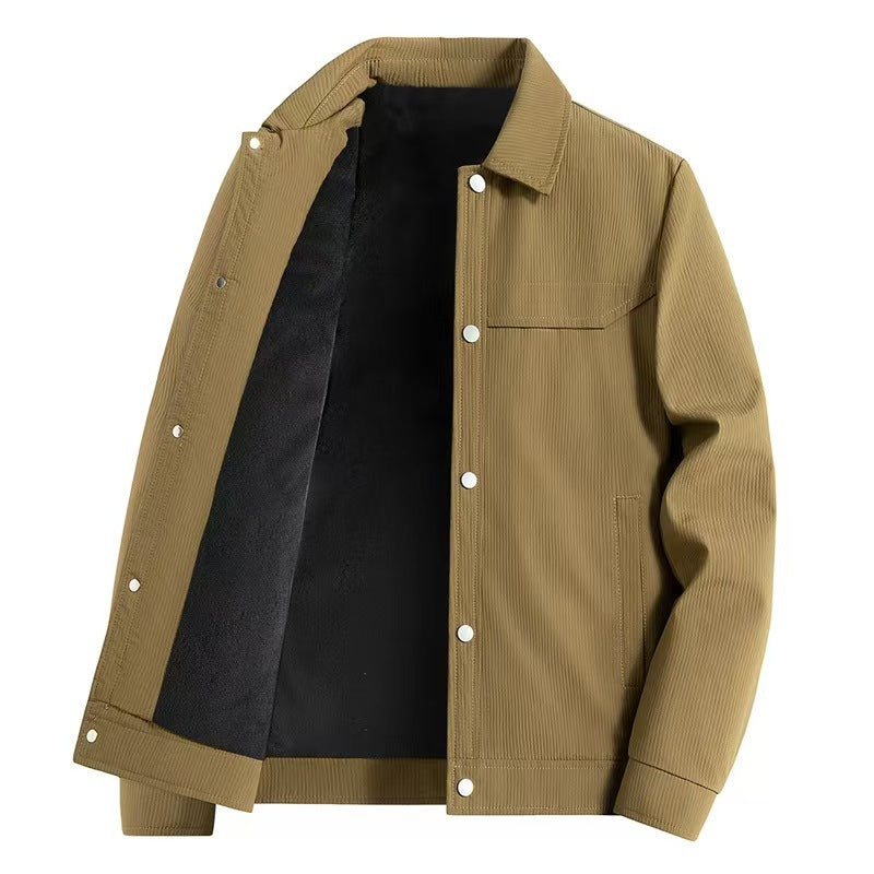 Men's Fashion Transitional Jacket with Textured Design Mune Fashion