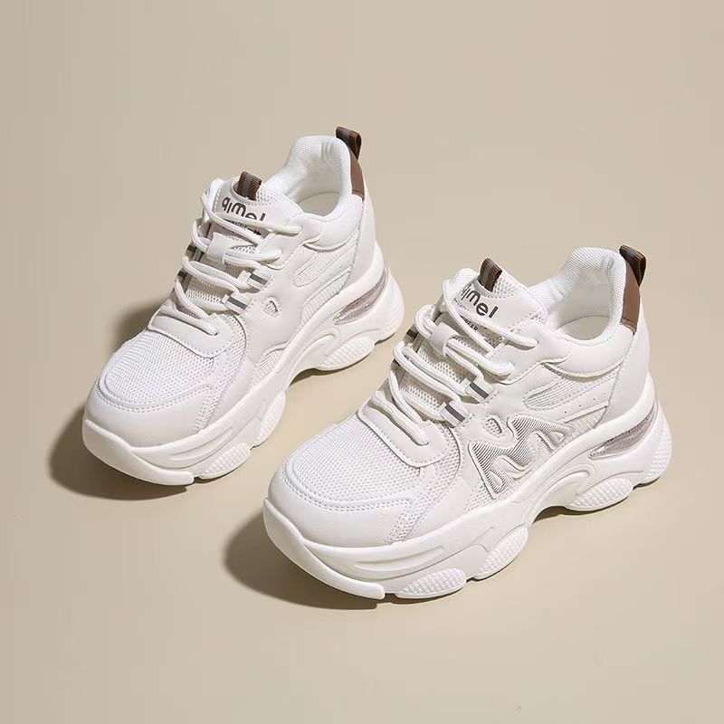 Women's sporty chunky sneakers with airy mesh upper and pronounced profile Mune Fashion