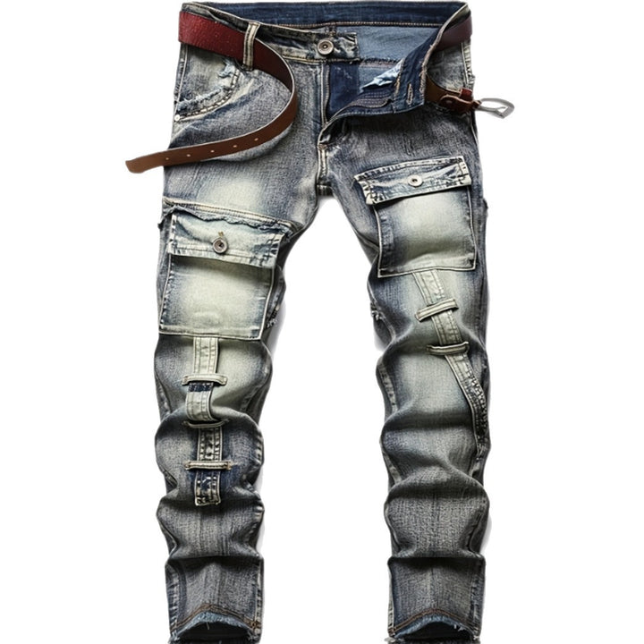 Men's Cargo Jeans in Modern Design Mune Fashion
