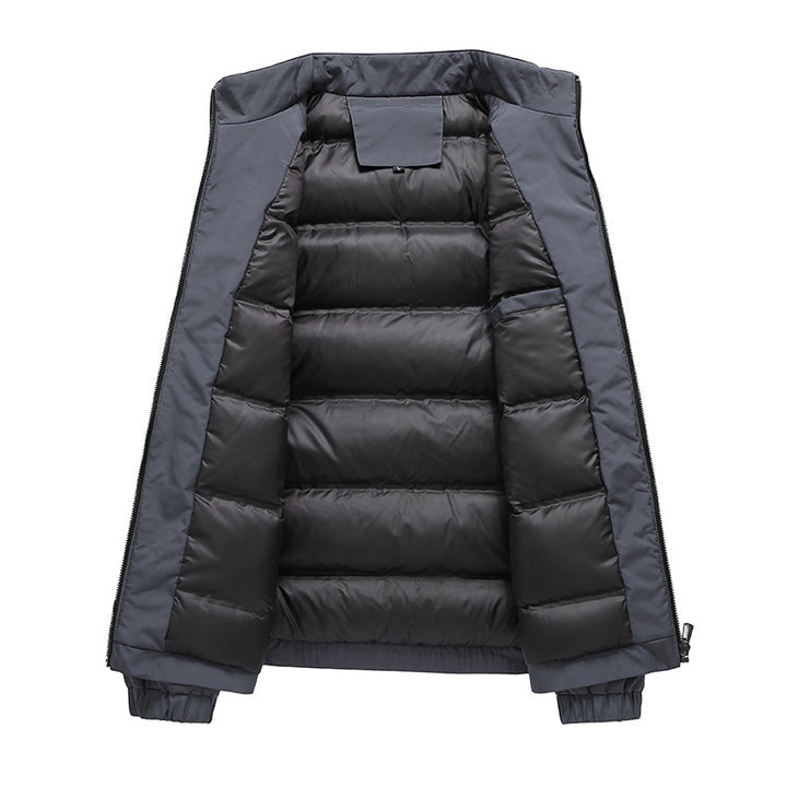 Men's nano thermal padded jacket with stand-up collar and windproof outer material Mune Fashion