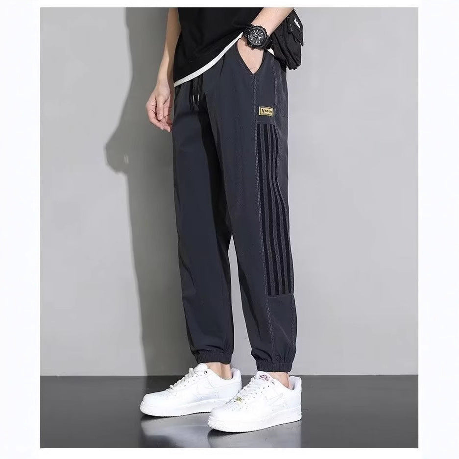 Women's Sporty Training Pants with Side Stripes Mune Fashion