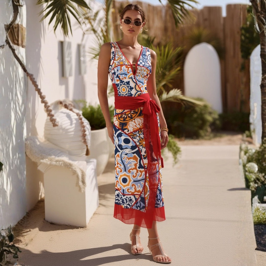Women's swimsuit with elegant wrap pants Mune Fashion