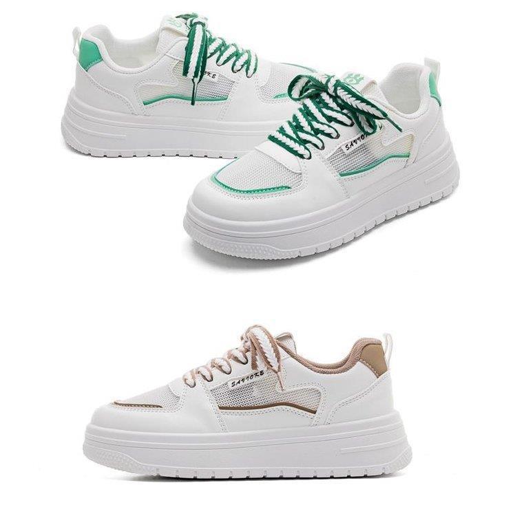 Ladies sporty sneakers with airy mesh surface and cushioning sole Mune Fashion