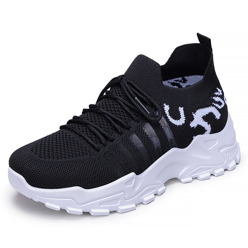 Women's Sporty Breathable Sneakers with Elastic Last and Non-Slip Sole Mune Fashion