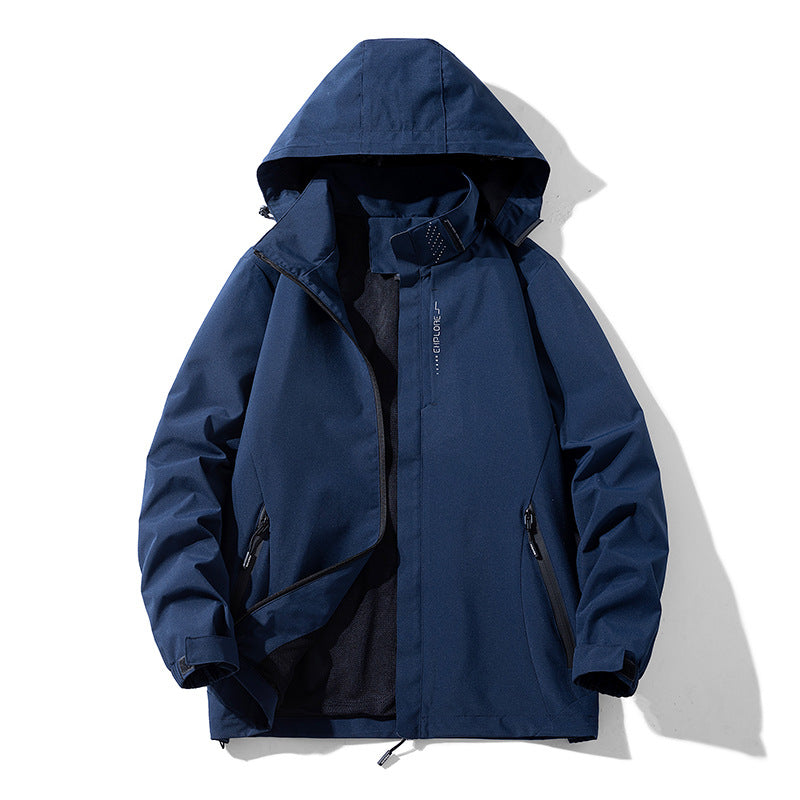 Women's waterproof outdoor jacket with breathable mesh lining, zippered pockets, and Velcro cuffs Mune Fashion