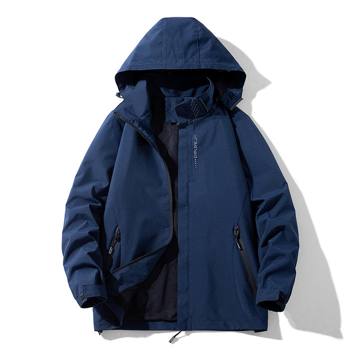 Women's waterproof outdoor jacket with breathable mesh lining, zippered pockets, and Velcro cuffs Mune Fashion