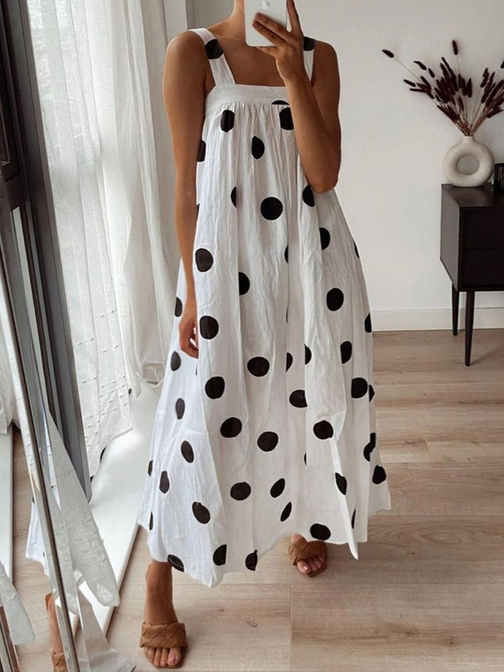 Ladies maxi dress with floral pattern and airy fit Mune Fashion