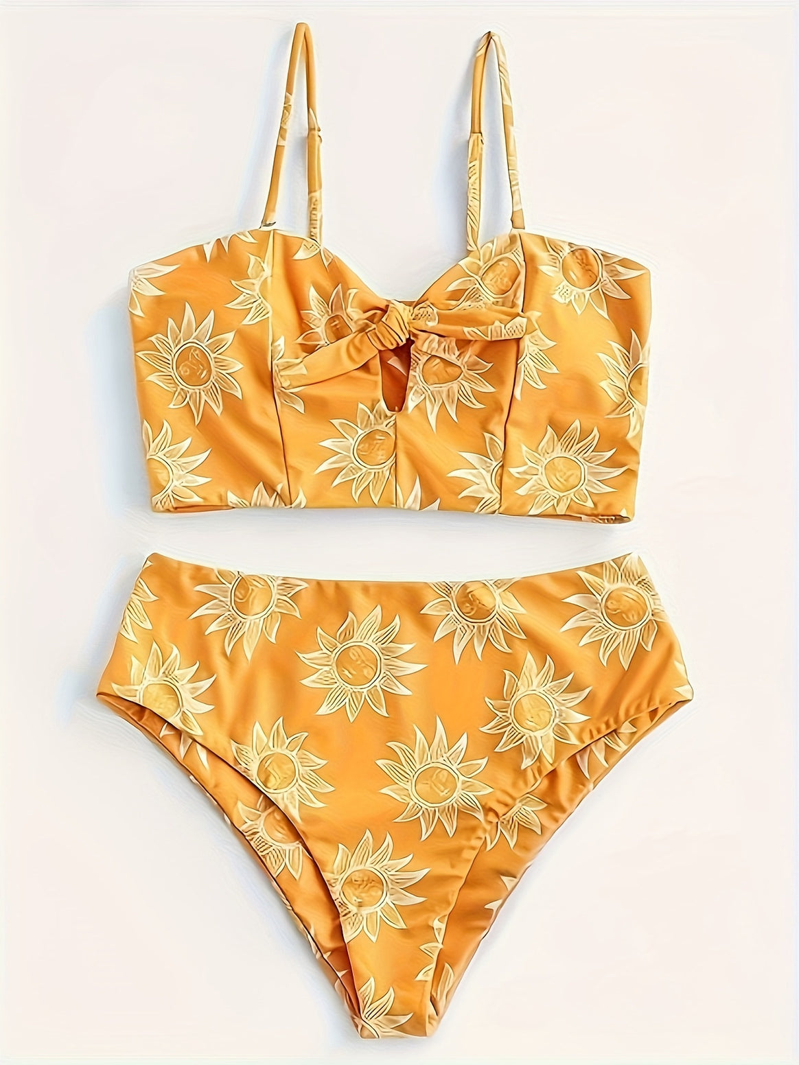 Women's bikini set with textured top and high-cut skirt Mune Fashion