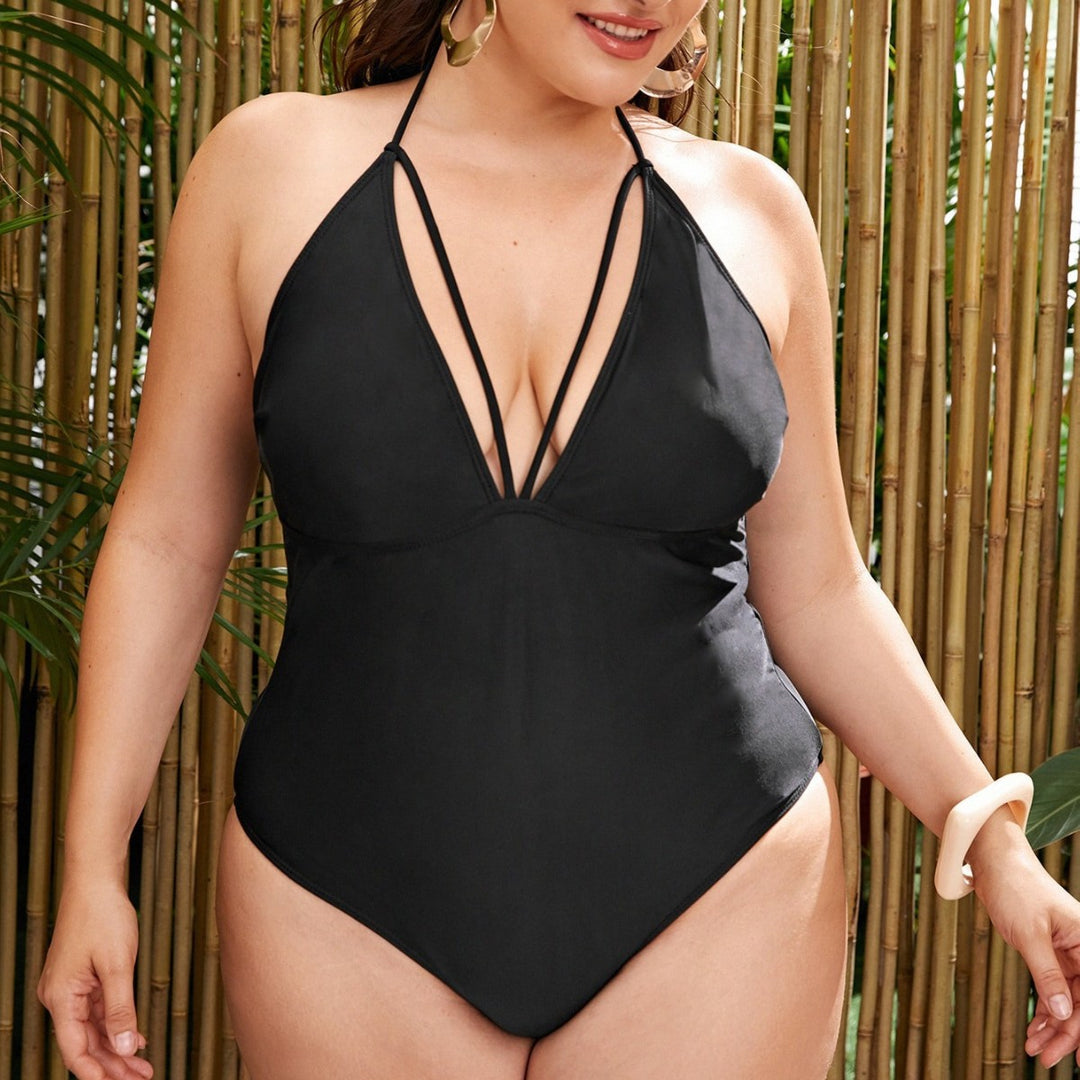 Women's swimwear with deep V-neckline and trendy cut-outs Mune Fashion