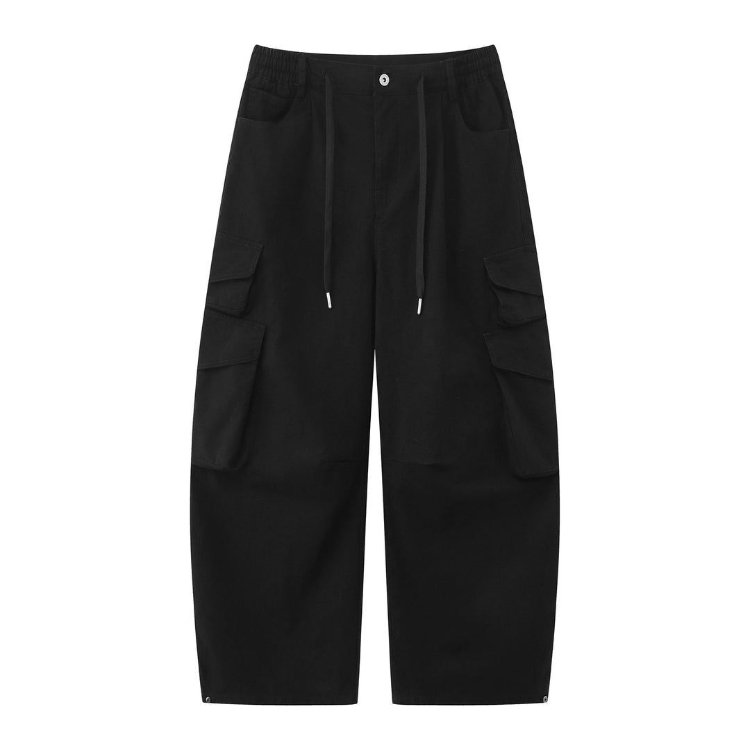 Ladies Utility Cargo Culotte with wide leg, elastic waistband and flap pockets Mune Fashion