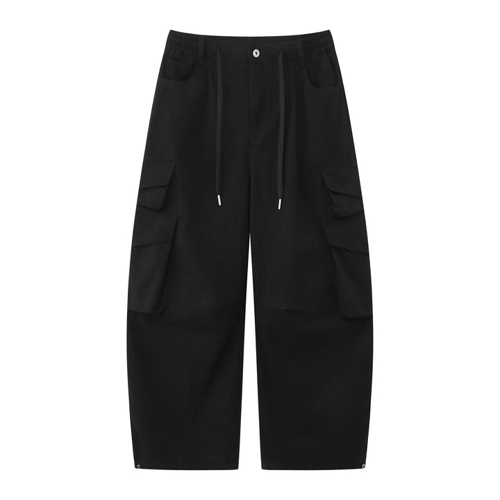 Ladies Utility Cargo Culotte with wide leg, elastic waistband and flap pockets Mune Fashion