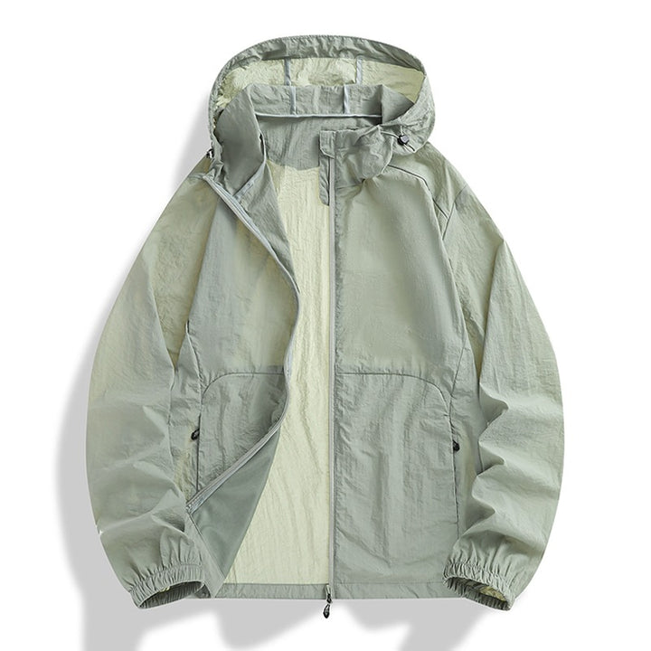 Men's Lightweight Outdoor Jacket with Adjustable Hood Mune Fashion