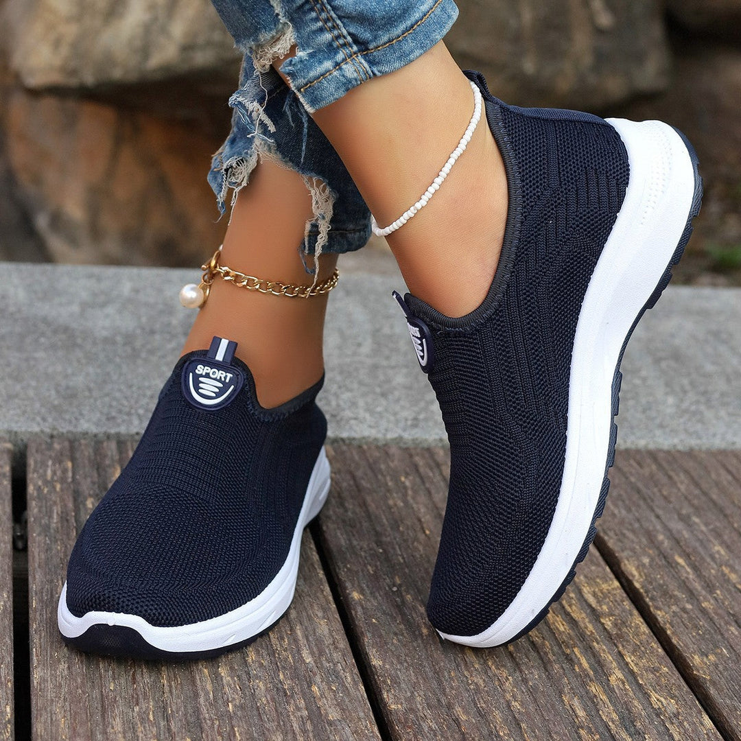 Women's Breathable Slip-On Casual Shoes with Cushioning Sole Mune Fashion