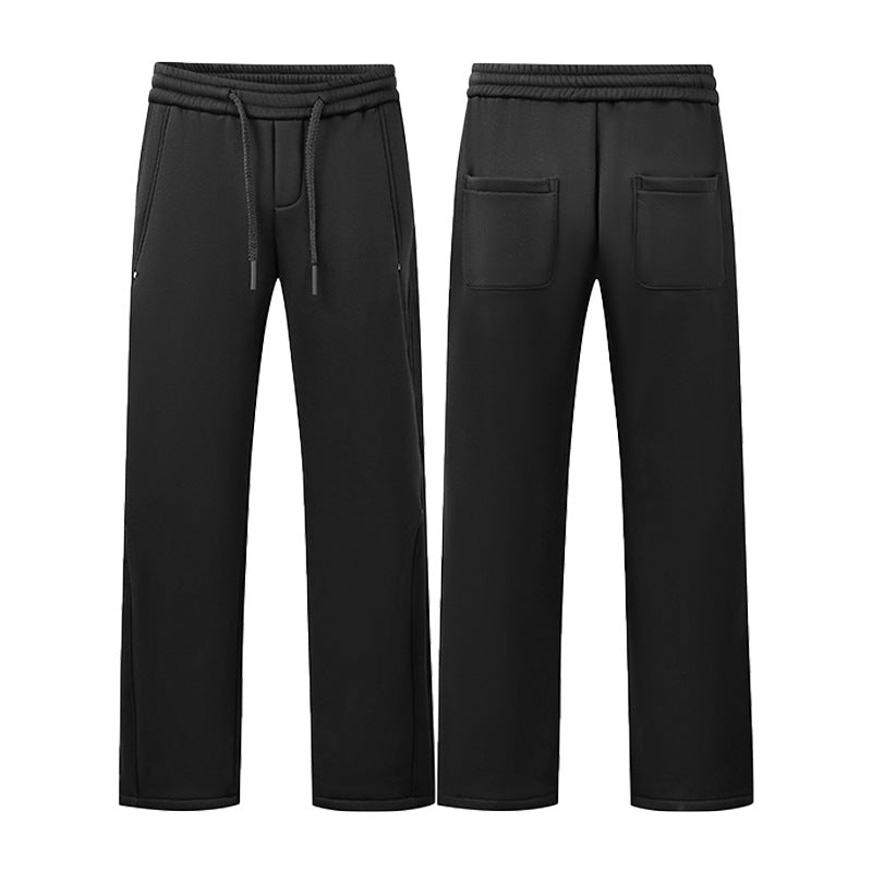 Unisex locker cut sweatpants with straight leg, elastic waistband and stitched back pockets Mune Fashion