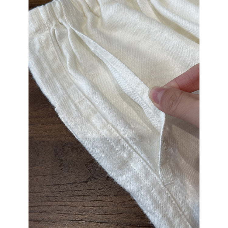 Women Wide Linen Pants Mune Fashion