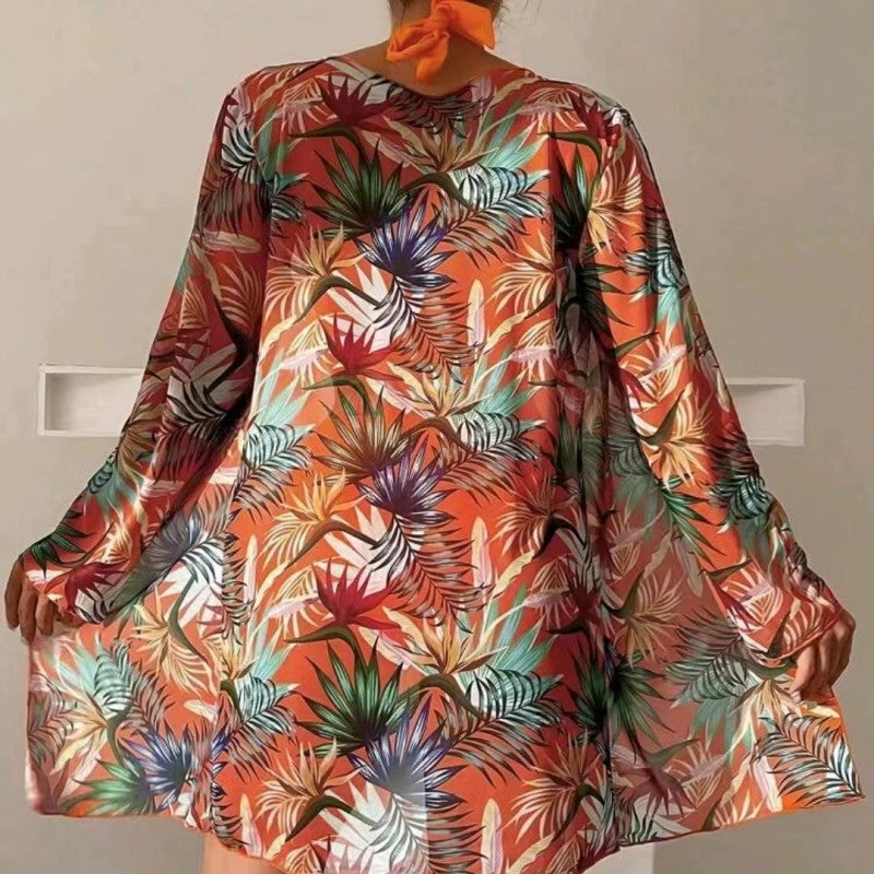 Women’s bikini set with colorful cover-up Mune Fashion