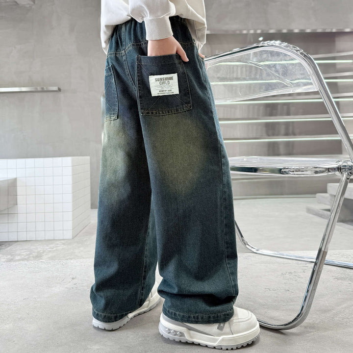 Unisex Wide Jeans with High Pockets Mune Fashion