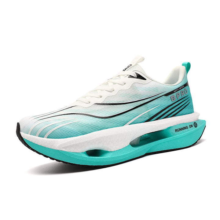 Unisex Performance Running Sneakers with Twist Closure, Shaped Hollow Chamber Midsole and Breathable Knit Upper Material Mune Fashion