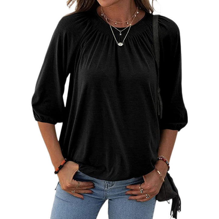 Women Casual and Stylish Top with Ruffles Mune Fashion