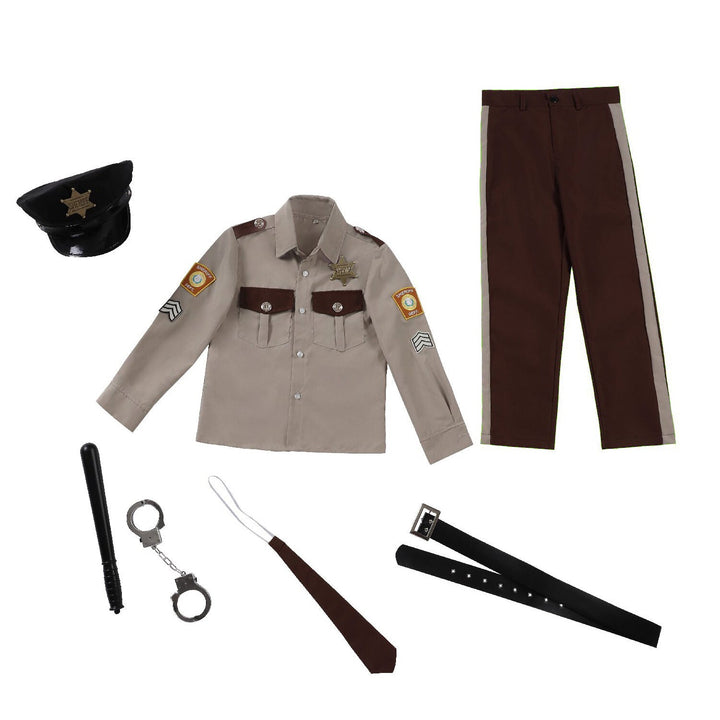 Boys Police Costume with Accessories Mune Fashion