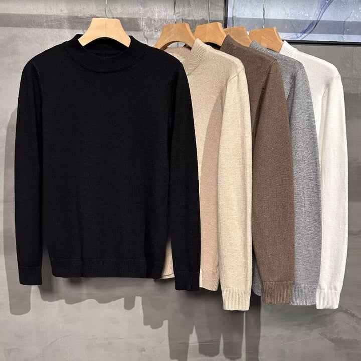 Men Elegant Turtleneck Sweater Mune Fashion