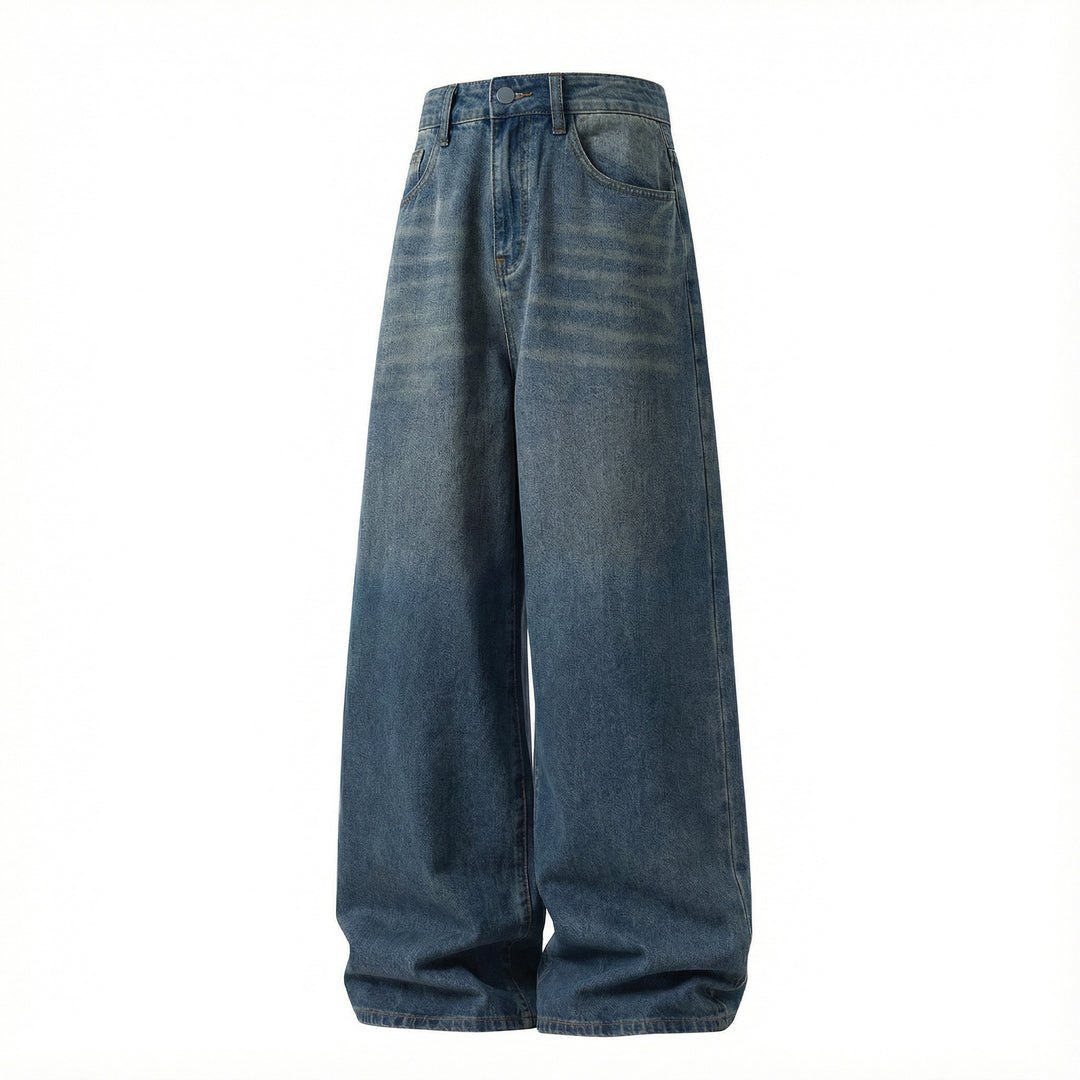Women High-Waist Jeans in Palazzo Cut with Wide Leg Mune Fashion