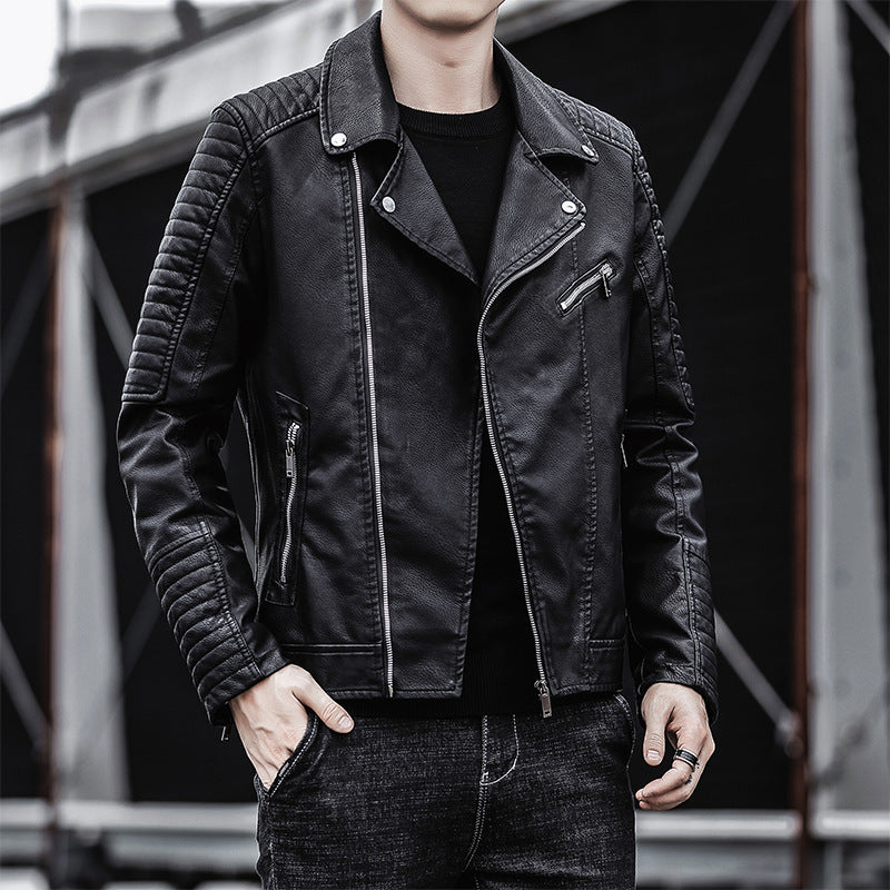 Men's Biker Jacket Mune Fashion
